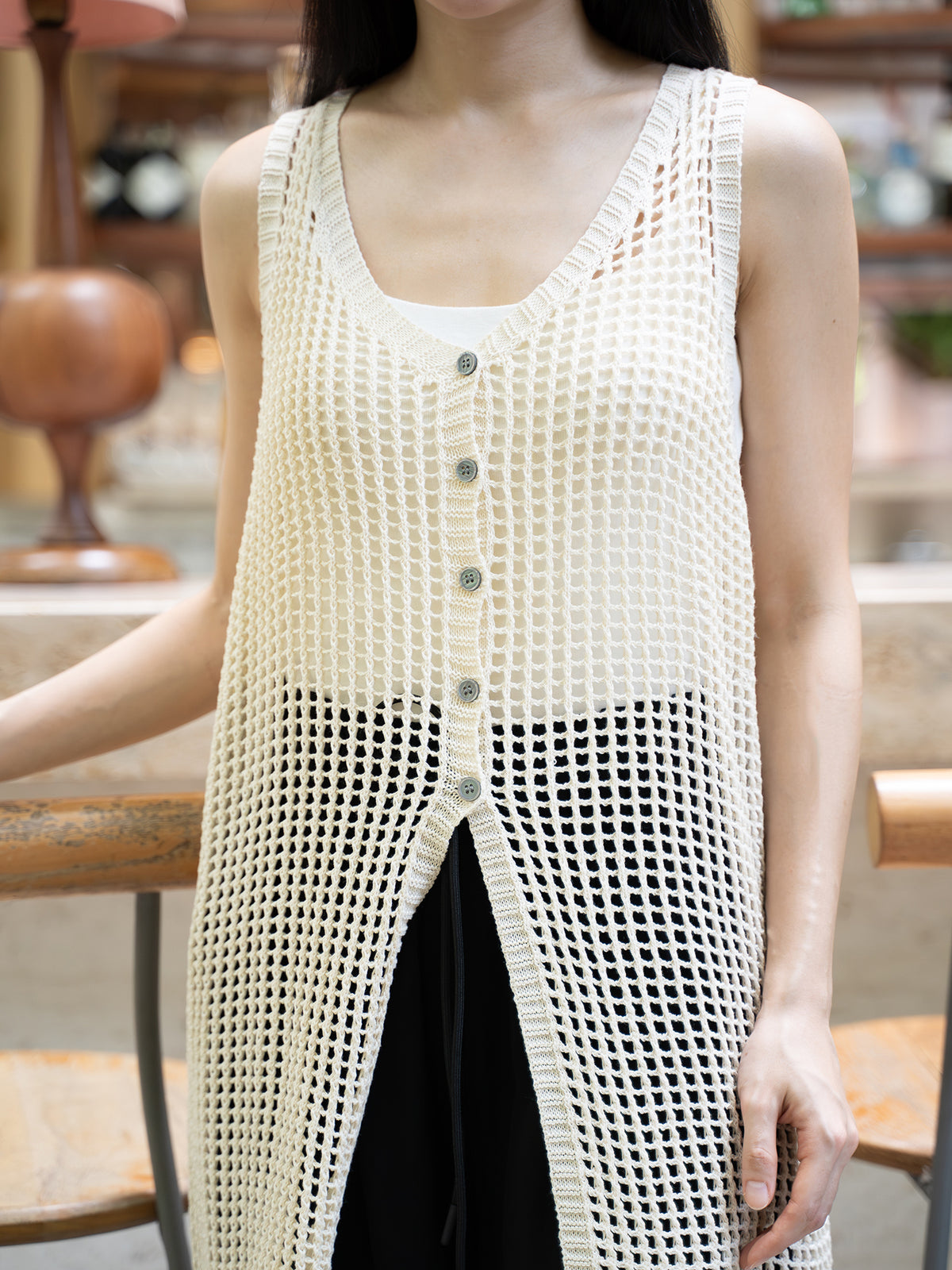 Crochet Long Vest