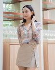 Wrap Front Mini Skort