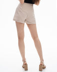 Tailored High-Waist Shorts