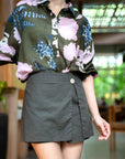Wrap Front Mini Skort