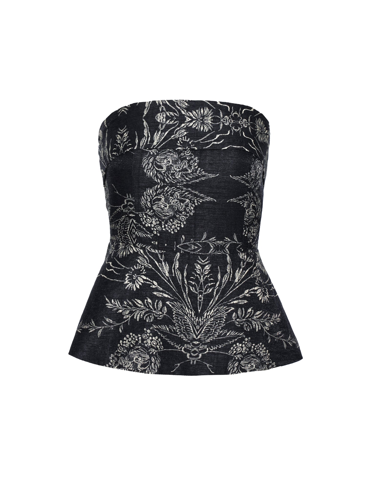 Floral Peplum Top
