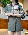 Wrap Front Mini Skort
