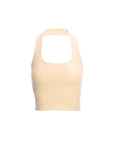 Double Layered Halter Neck Crop Top