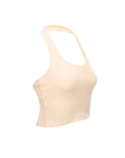 Double Layered Halter Neck Crop Top