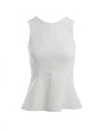 Peplum Sleeveless Top