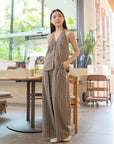 Pinstripe Drawstring Pants