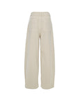 Tailored Panel Wide-Leg Pants