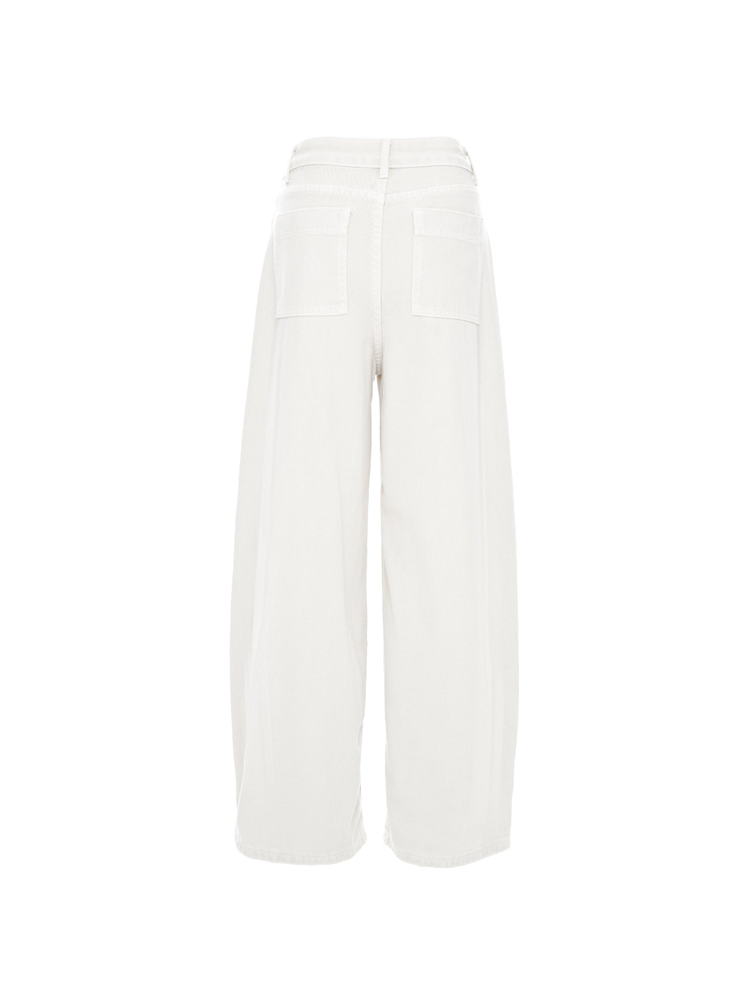 Tailored Panel Wide-Leg Pants