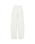 Tailored Panel Wide-Leg Pants