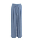 Lyocell Linen Blend Flowy Wide-Leg Pants