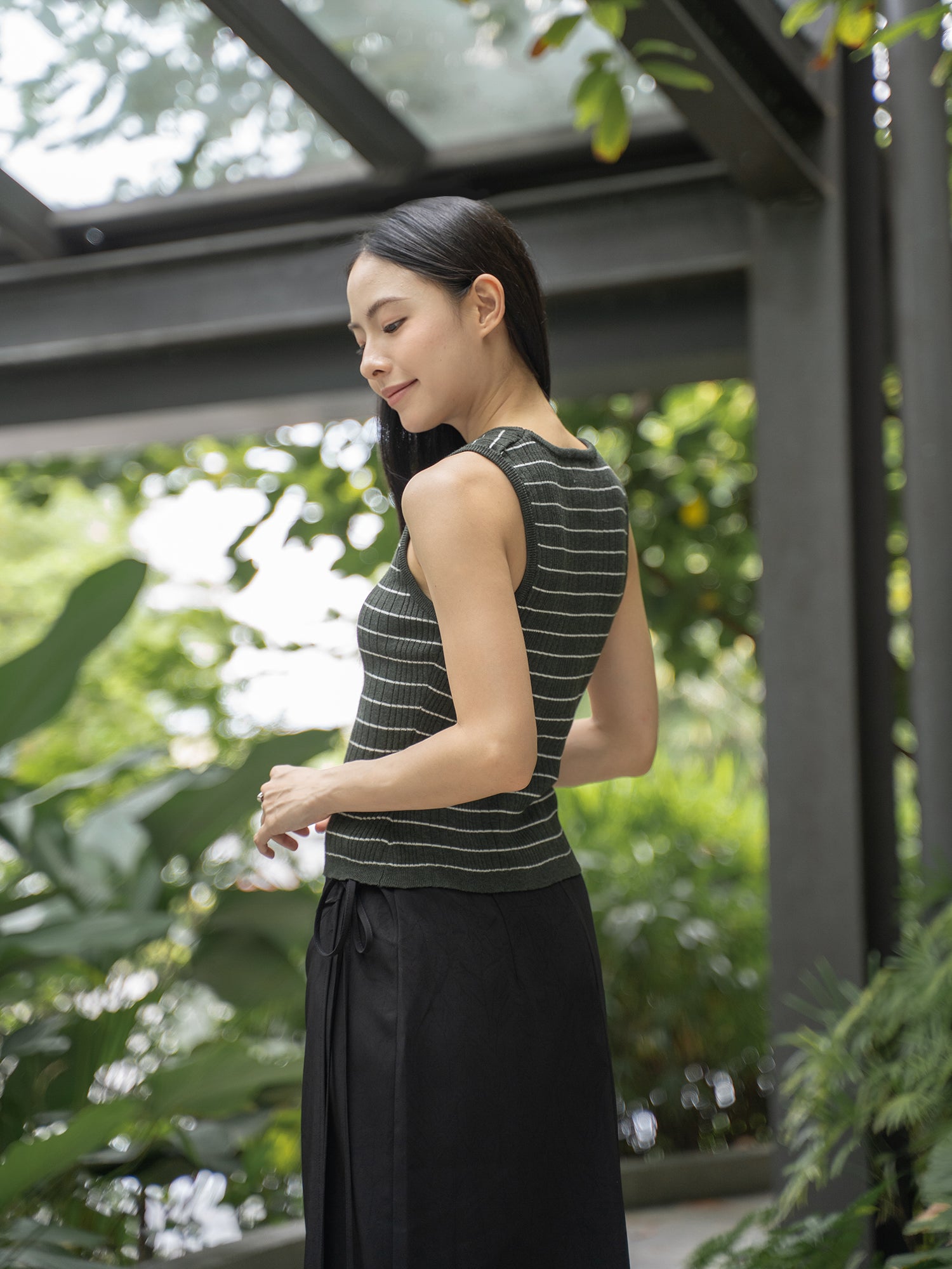Striped Rib Tank Top