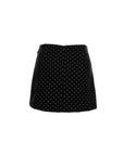 Polka A-Line Wrapped Skirt