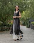 Sheer Textured Tunic Top