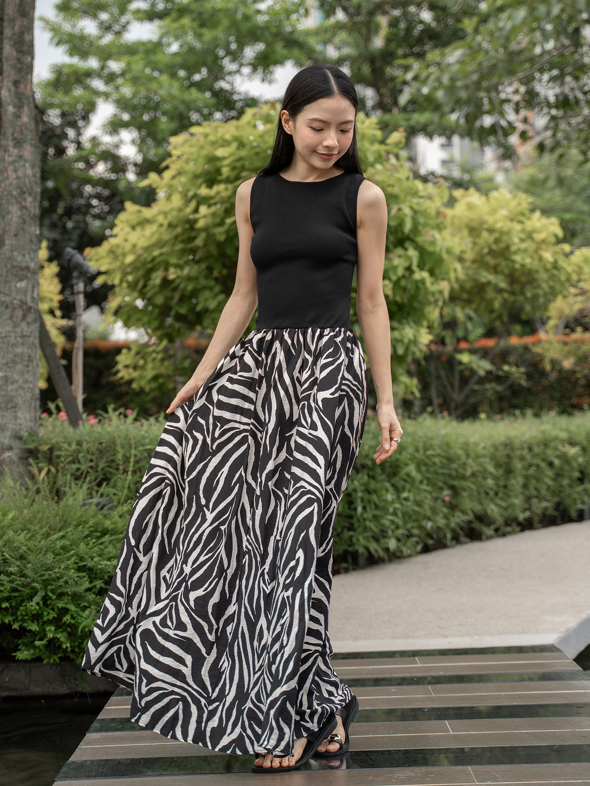 Cut-Out Maxi Dress