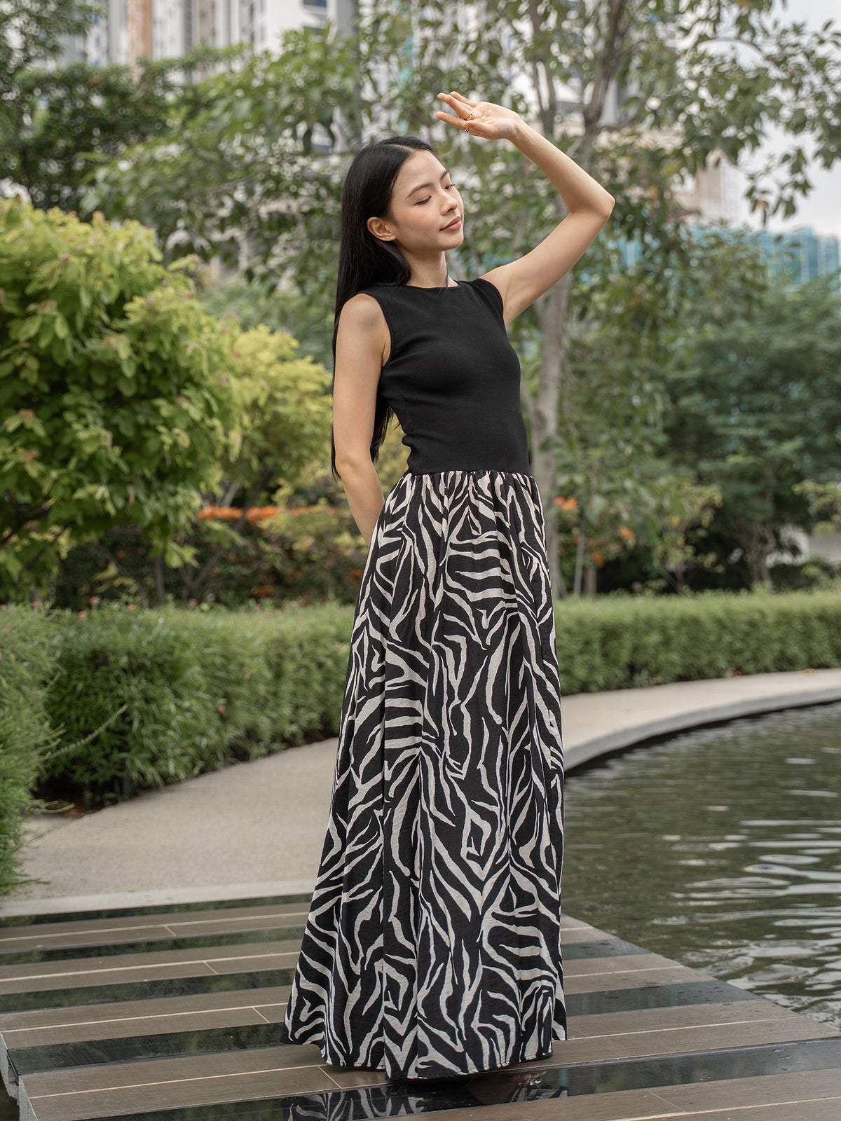 Cut-Out Maxi Dress