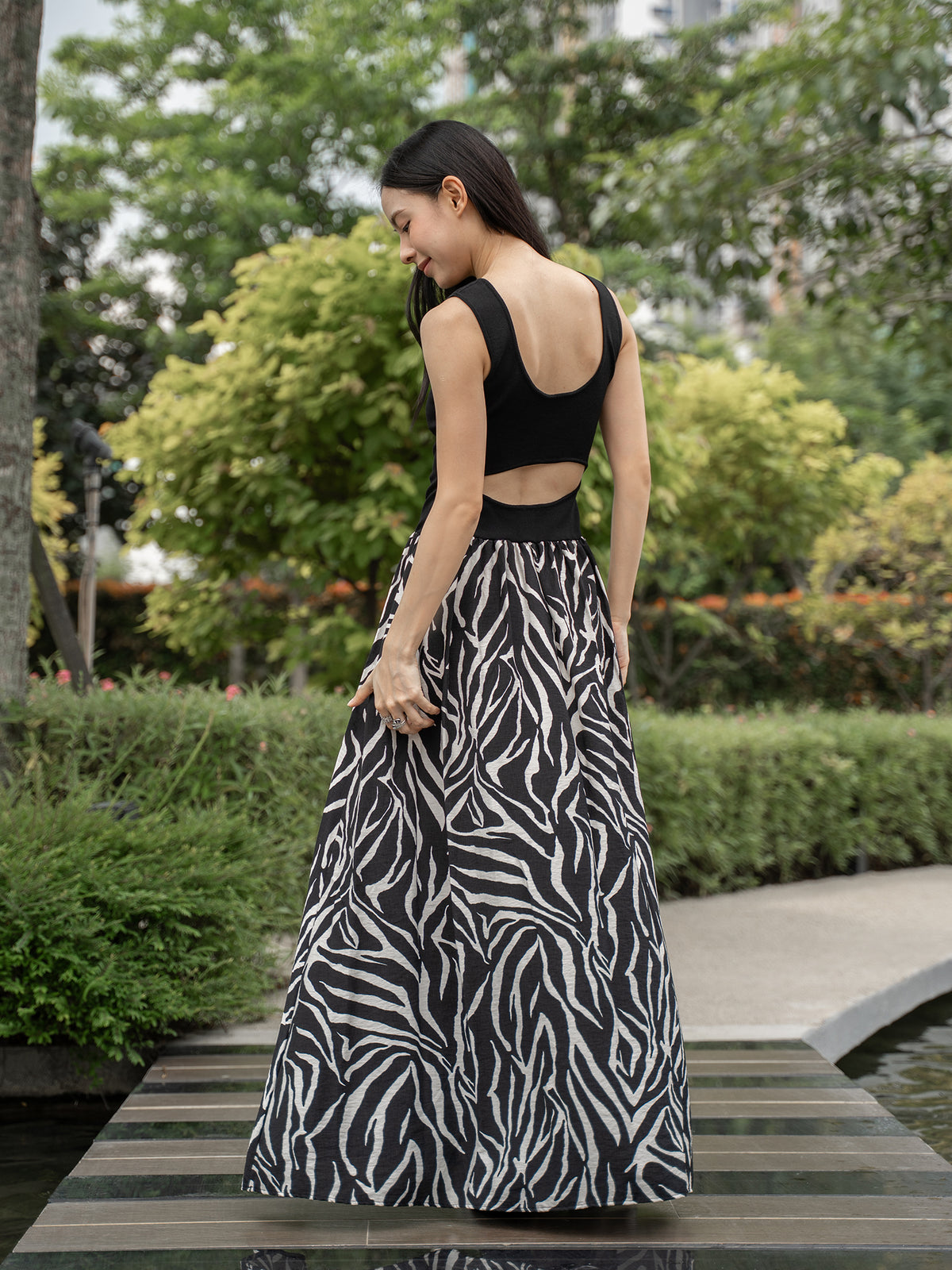 Cut-Out Maxi Dress