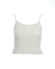 Cable-Knit Peplum Camisole