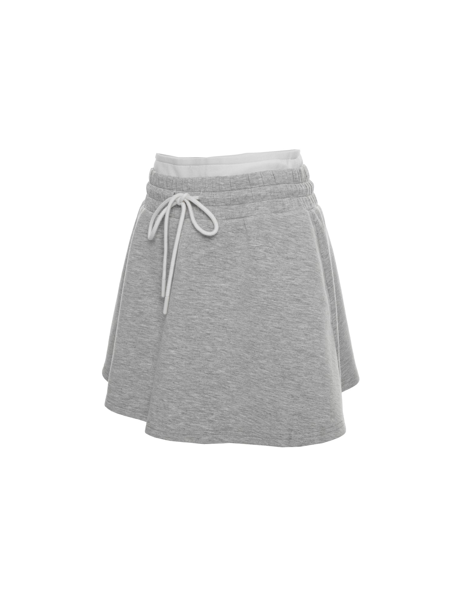 Sporty Drawstring Skirt with inner
