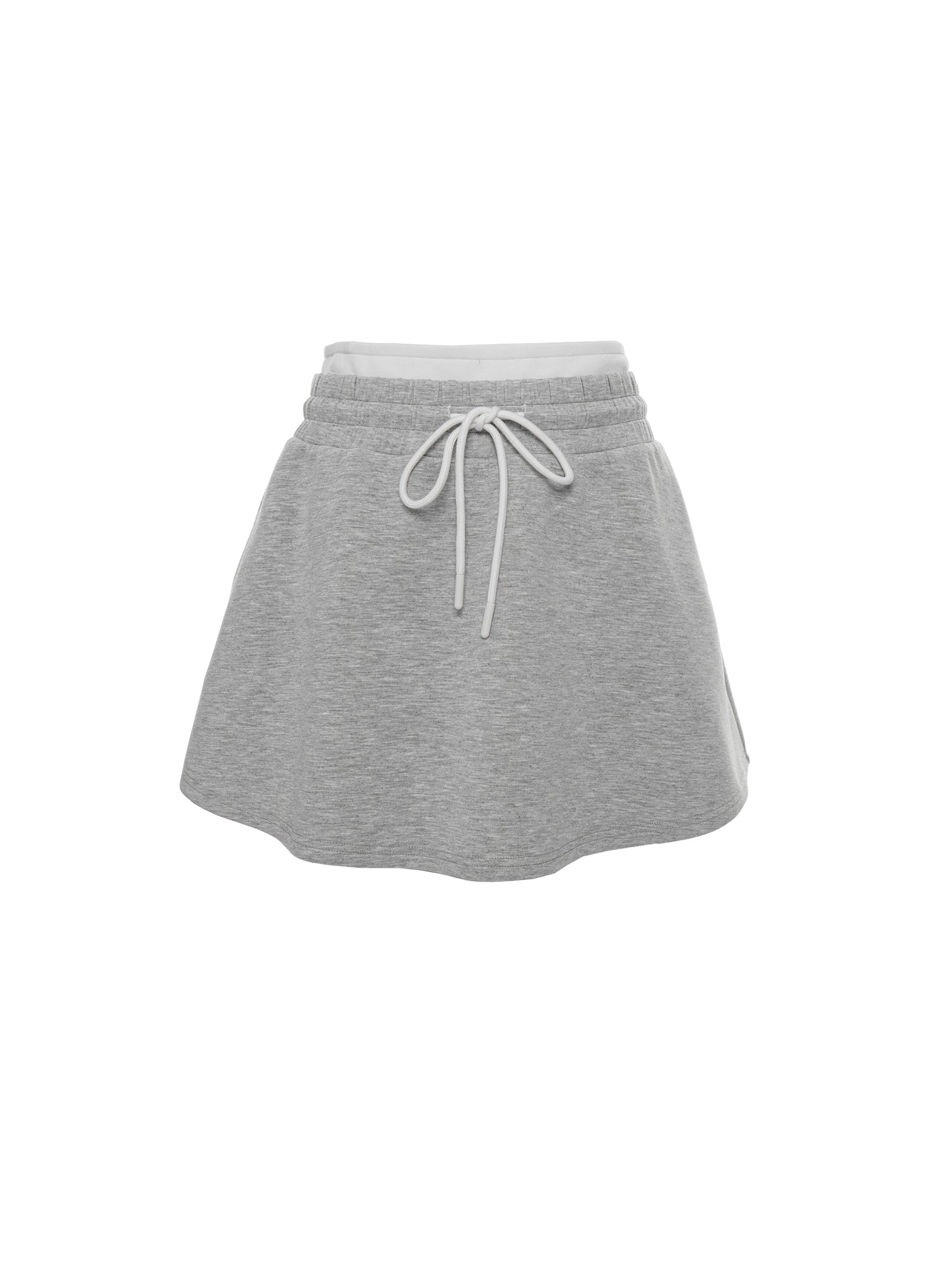 Sporty Drawstring Skirt with inner