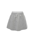 Sporty Drawstring Skirt with inner