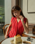 V-neck Knit Vest Top