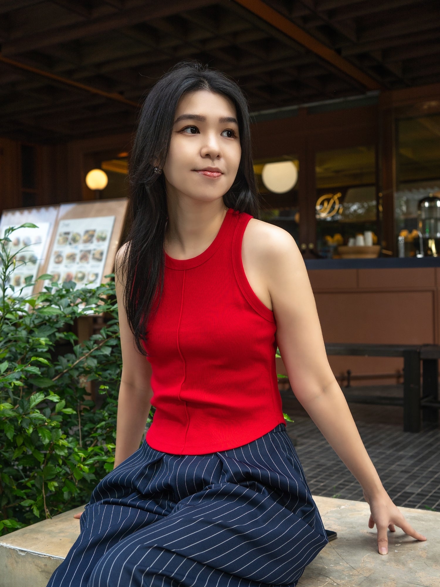 Sleeveless Knit Tank