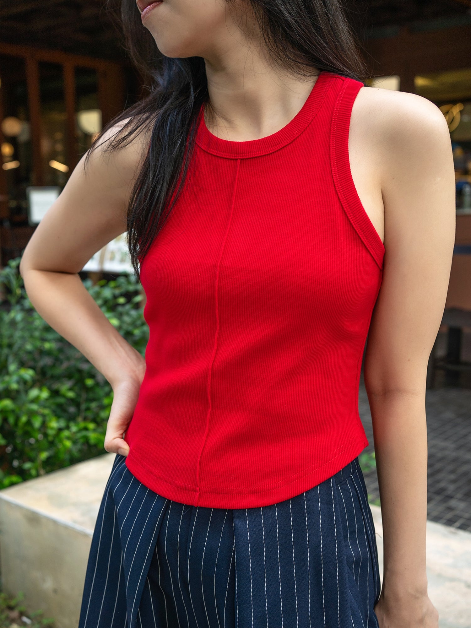 Sleeveless Knit Tank