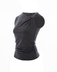 Asymmetric Ruched Top