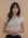 Heart-shape Collar Fitted Knit Top