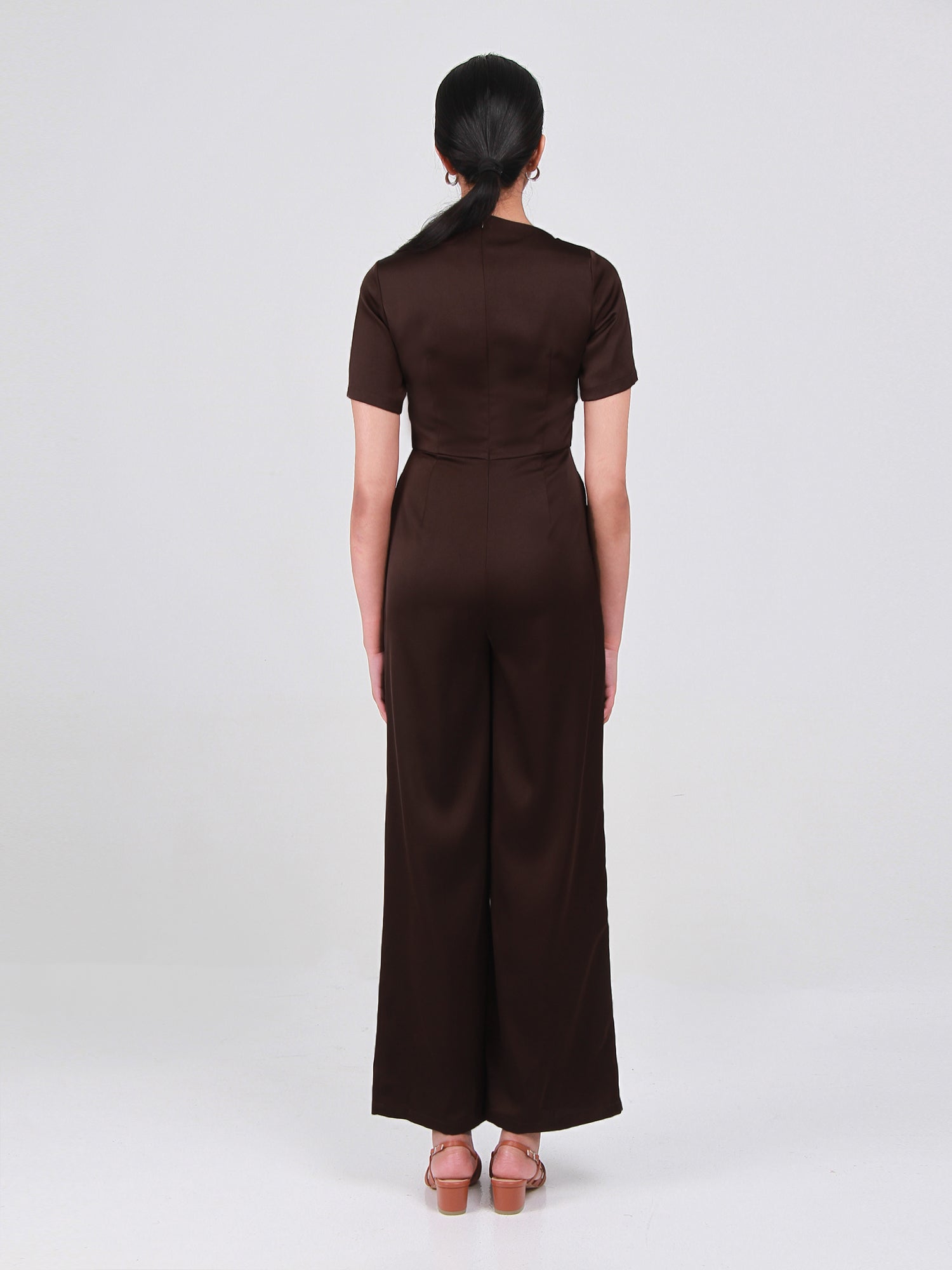 Faye Asymmetrical Neckline Jumpsuit