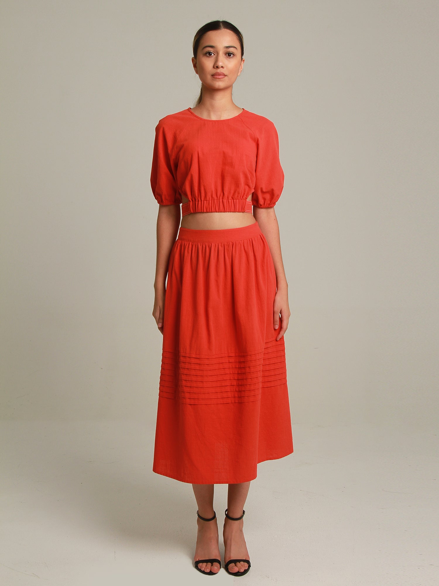 Cassandra Flair Midi Skirt