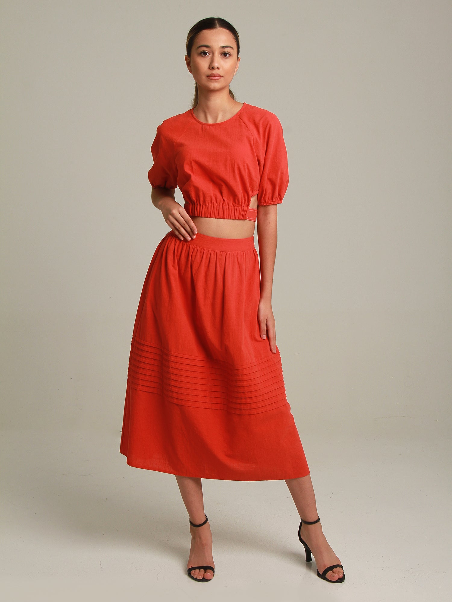 Cassandra Flair Midi Skirt