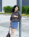 Retro Stripe Polo