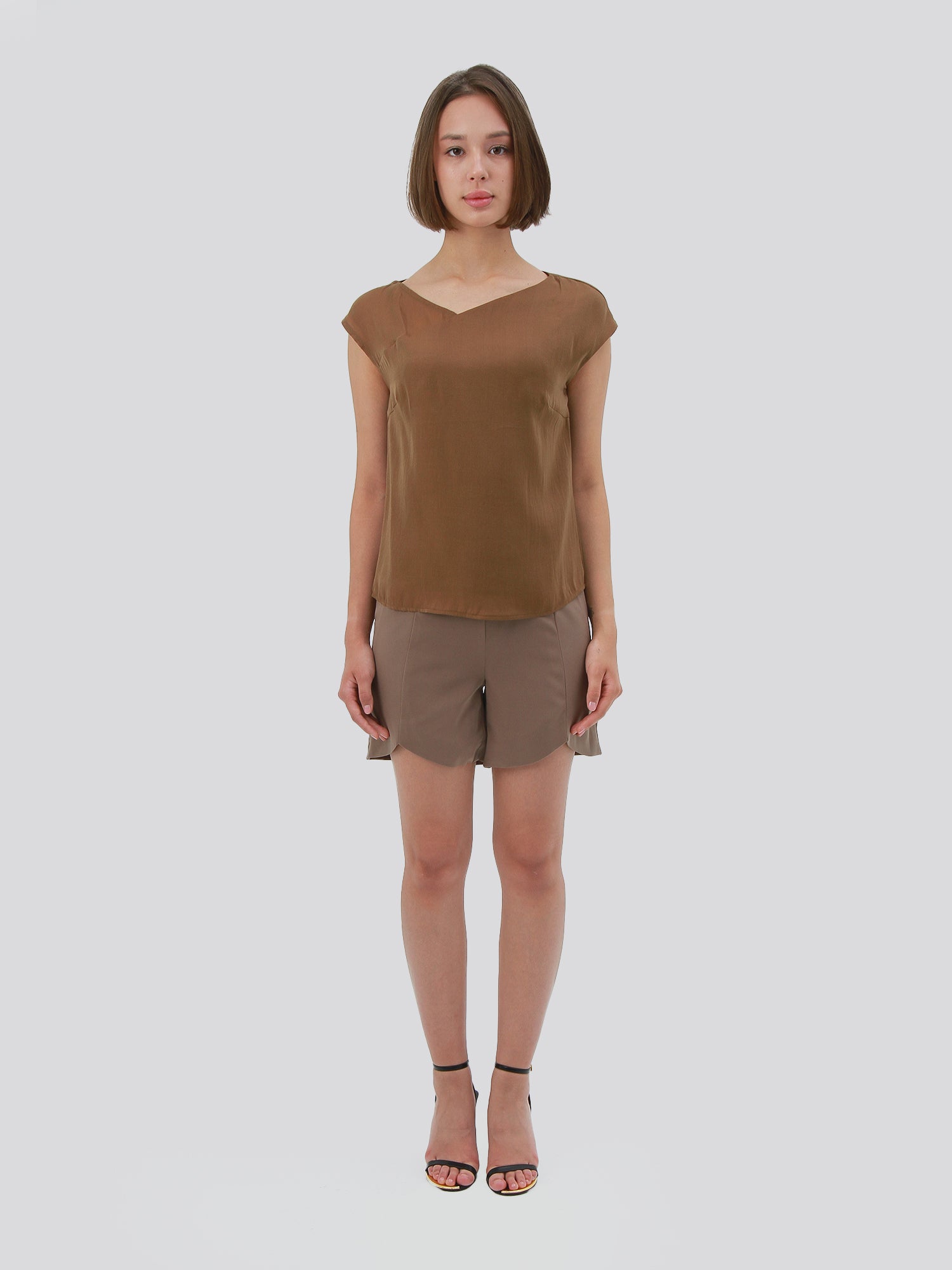 June Cap Sleeves Top