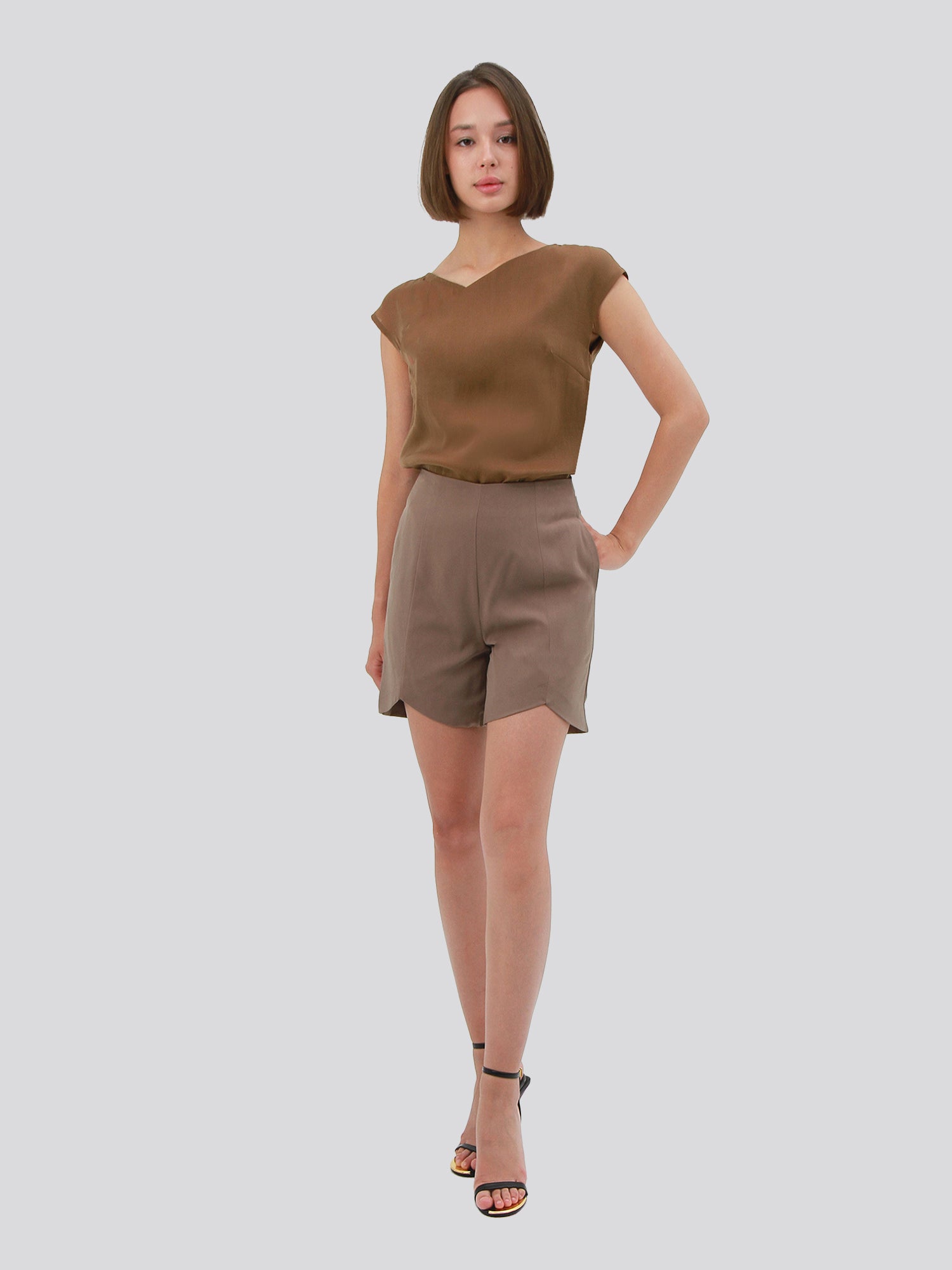 June Cap Sleeves Top