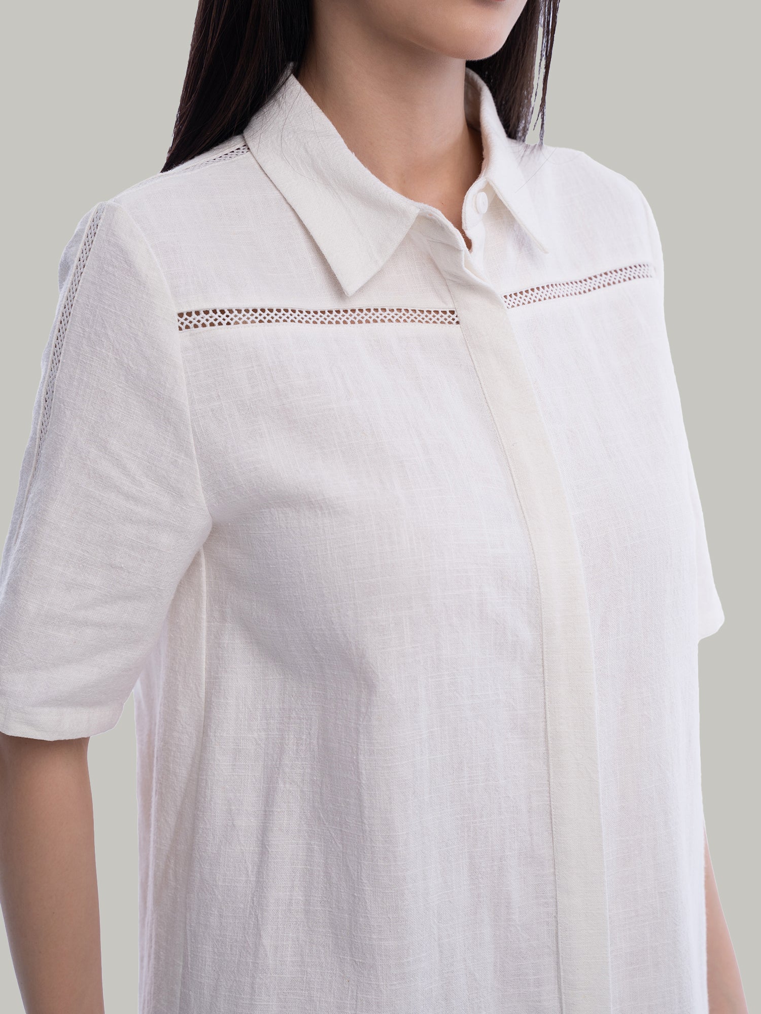 Roxie Linen Shirt Dress