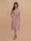 Short-Sleeve Belted Shirt Dress