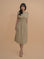 Sleeveless Smocked Midi Dress