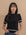 Trimmed Short Sleeve Knit Top