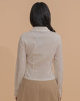 Zip-Up Fitted Top